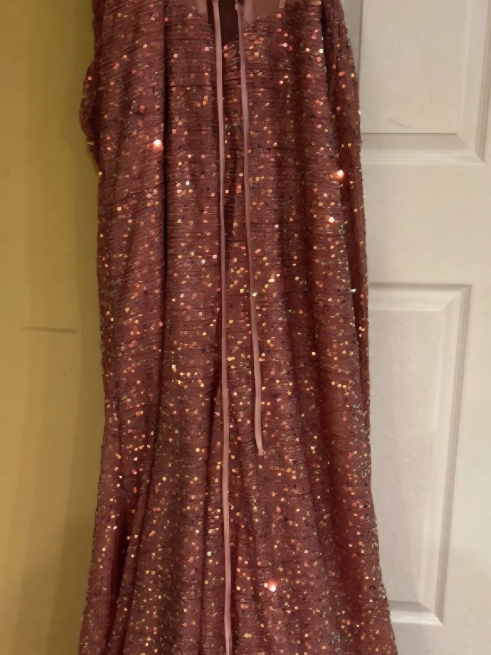 Windsor Rose Gold Sequin Prom Gown - Picture 2 of 11
